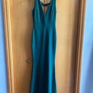 Kelly/Forest green dress